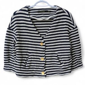 Iris Setlakwe Designer knit stripe blazer